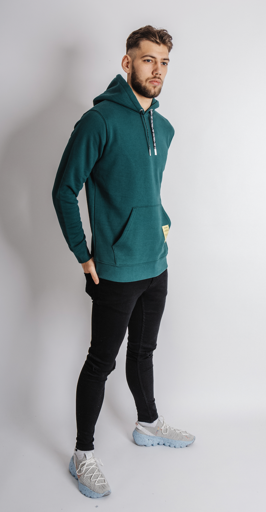 label green hoodie - normal fit