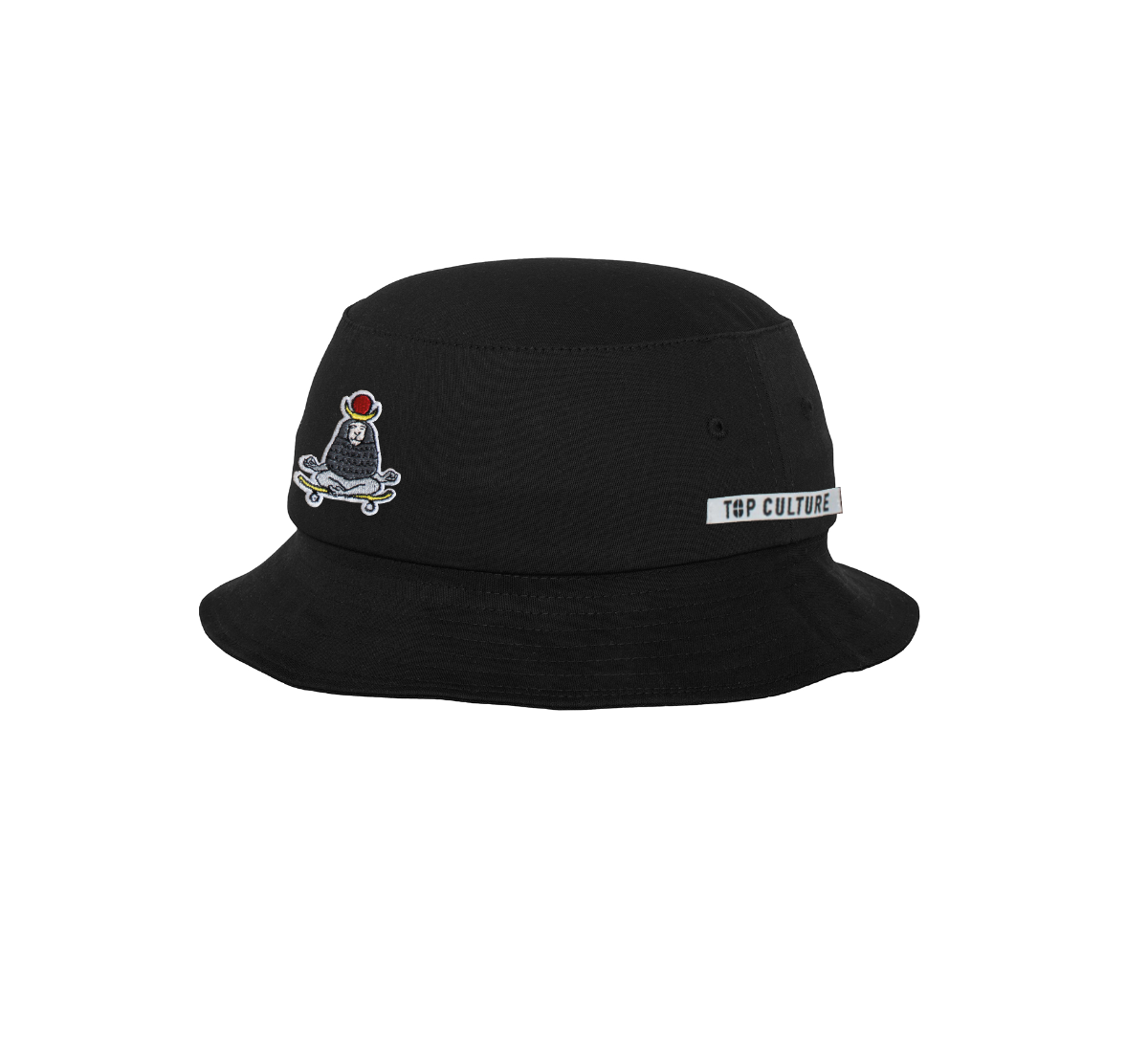 'Skate and meditate' bucket hat