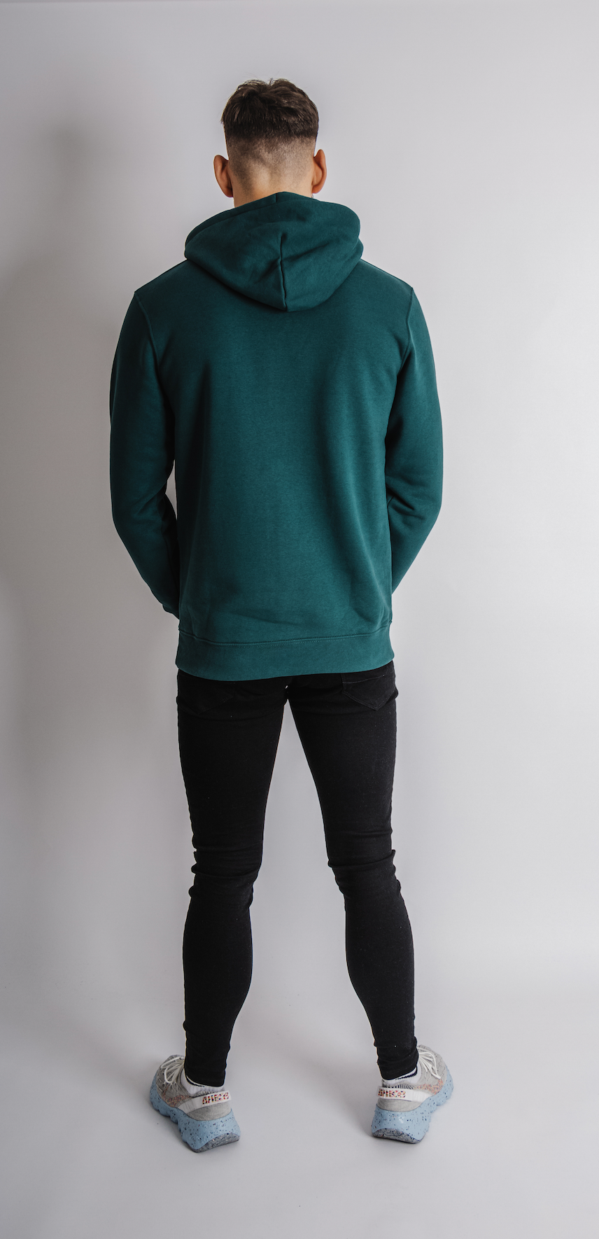 'Sechmet' green hoodie - normal fit