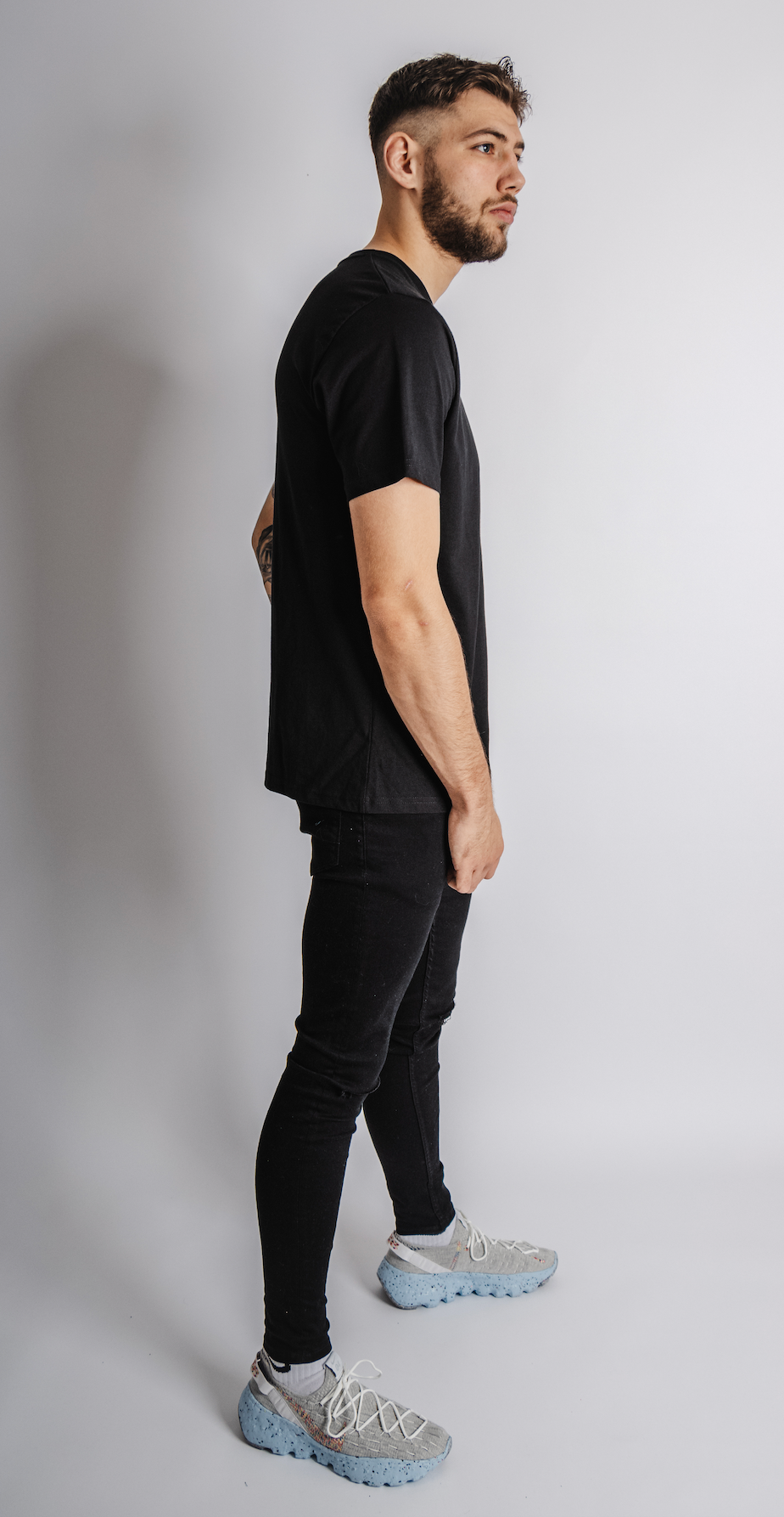 'Sechmet' black t-shirt - loose fit