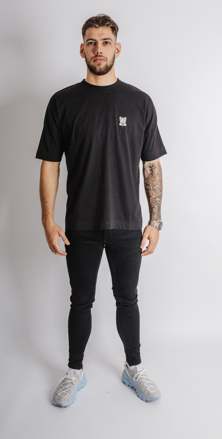 'good things' black t-shirt - oversized fit