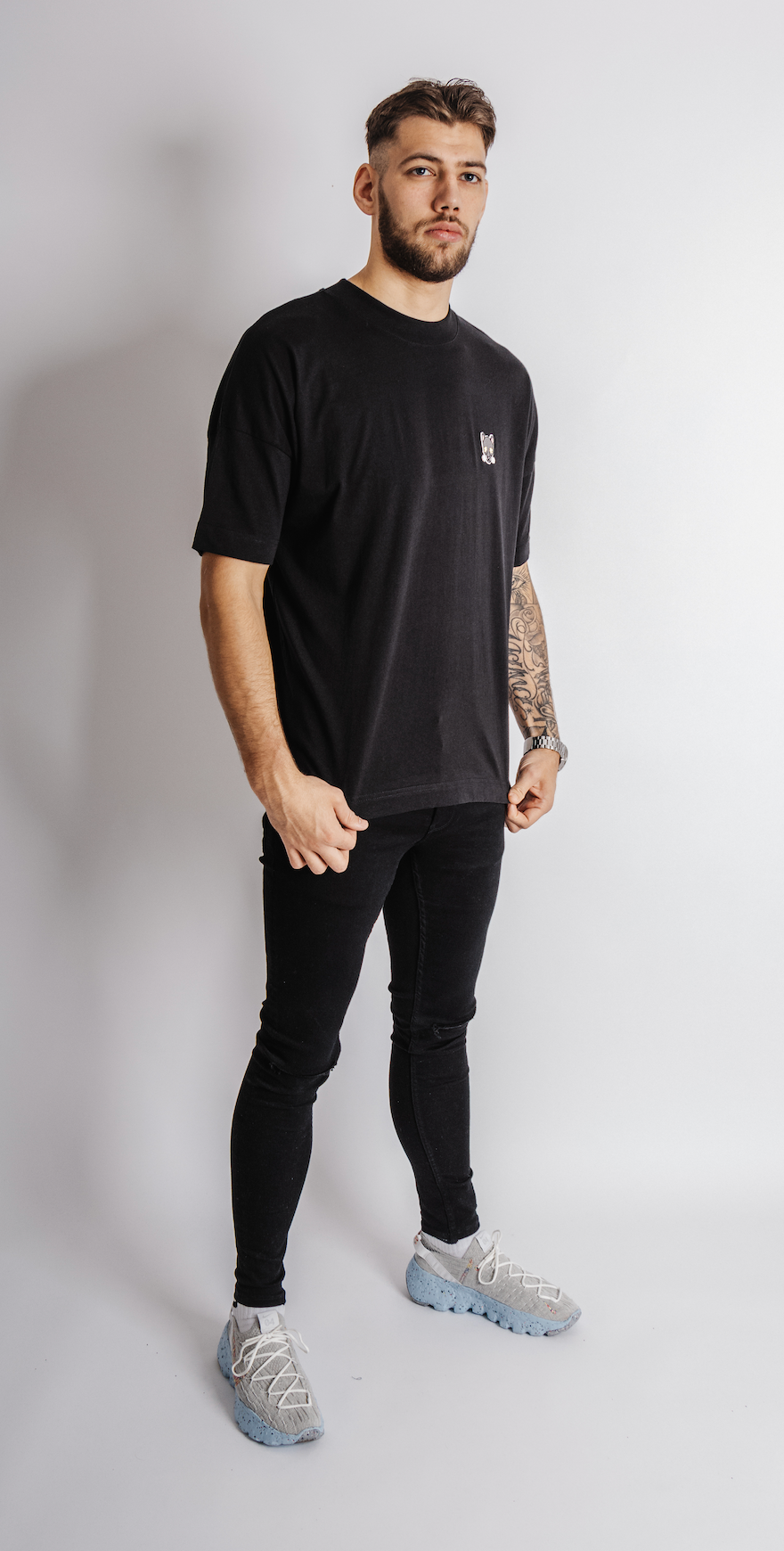 'good things' black t-shirt - oversized fit