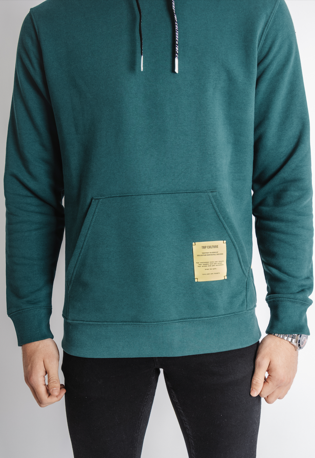 label green hoodie - normal fit
