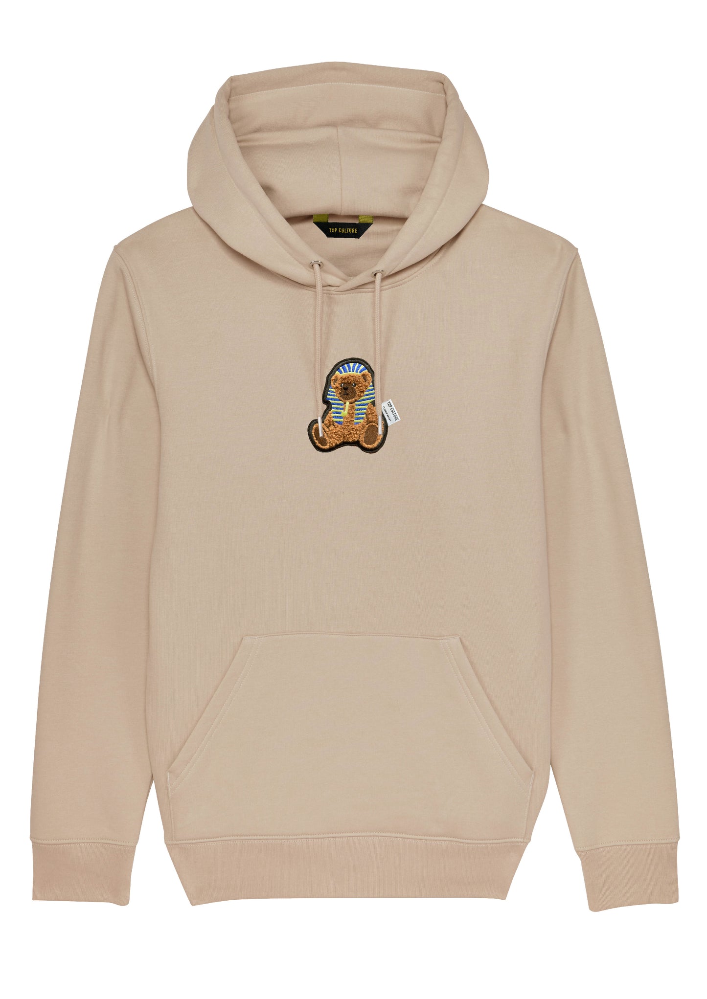 'Fluffy teddy Tut' Sand color hoodie