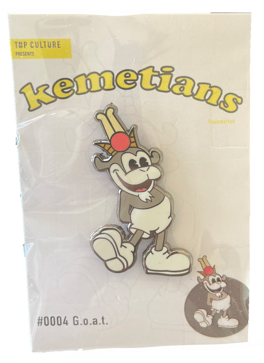 Kemetian #004 G.O.A.T. collectible pin
