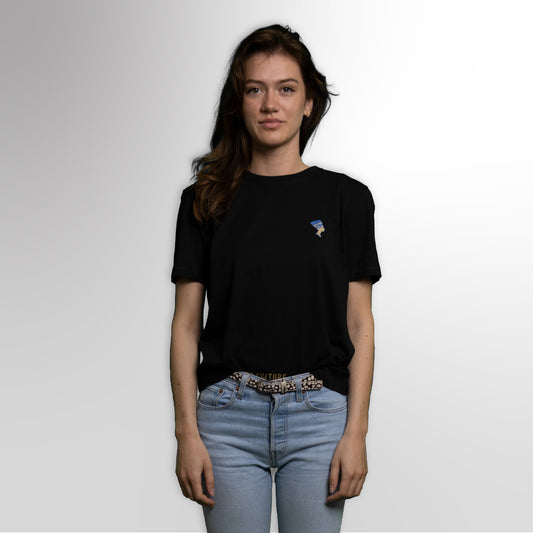 Black logo t-shirt women