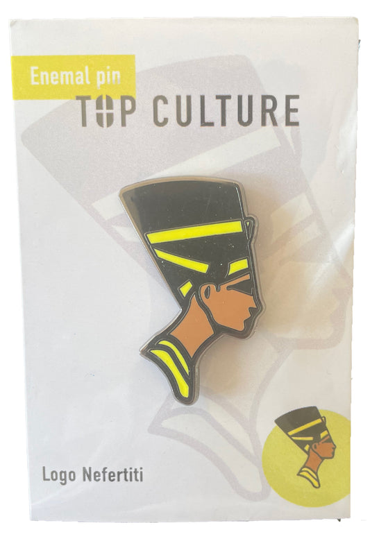 Nefertiti logo pin