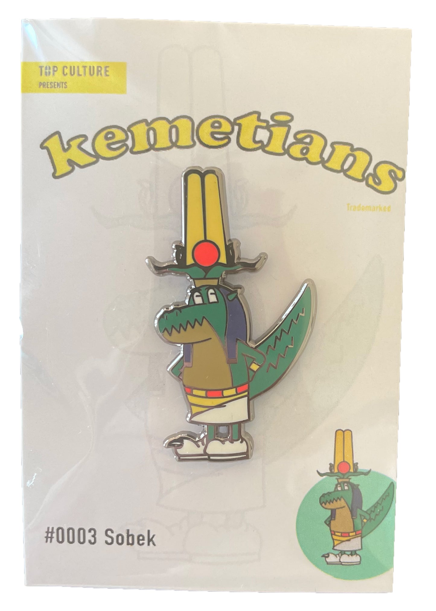 Kemetian #003 Sobek pin collectible