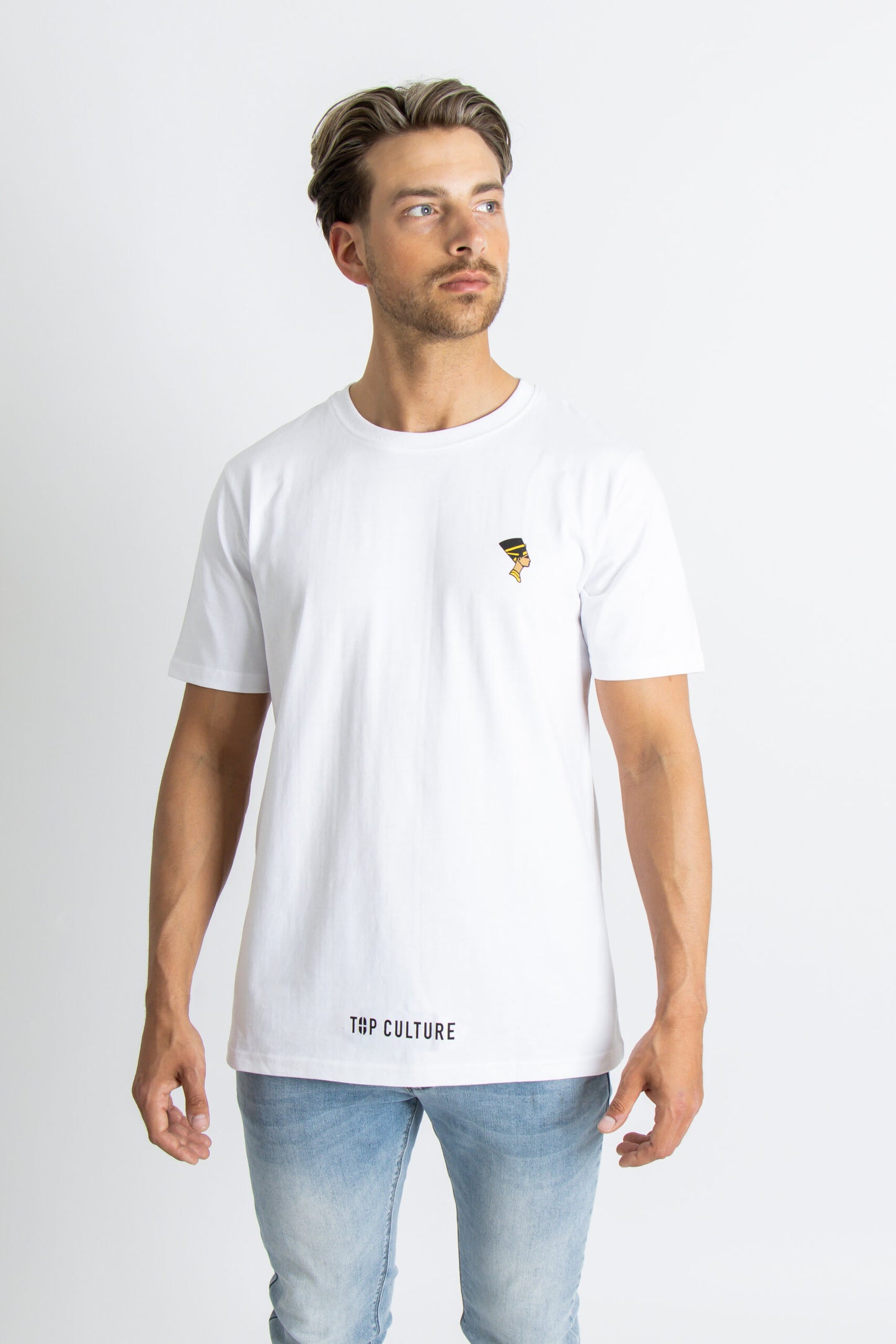 Basic logo white t-shirt (men)